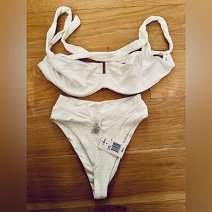 L*space camellia pointelle top S and court bottom S nwot